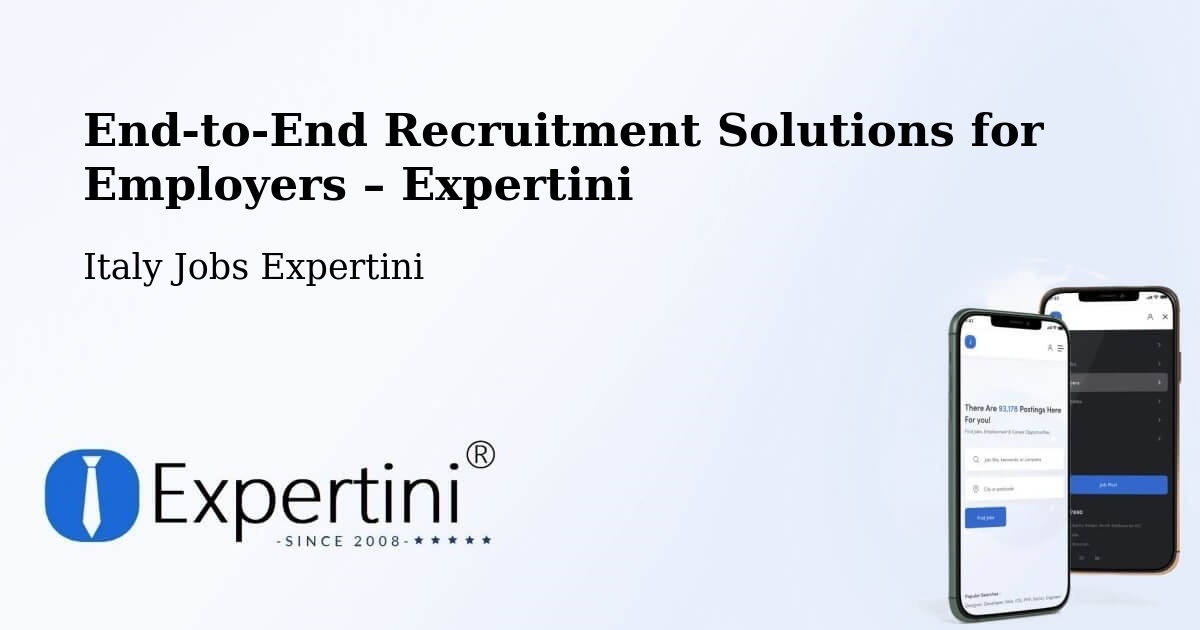 Recruitment Solutions for Employers – Berzo San Fermo - Berzo San Fermo, Italy Jobs Expertini