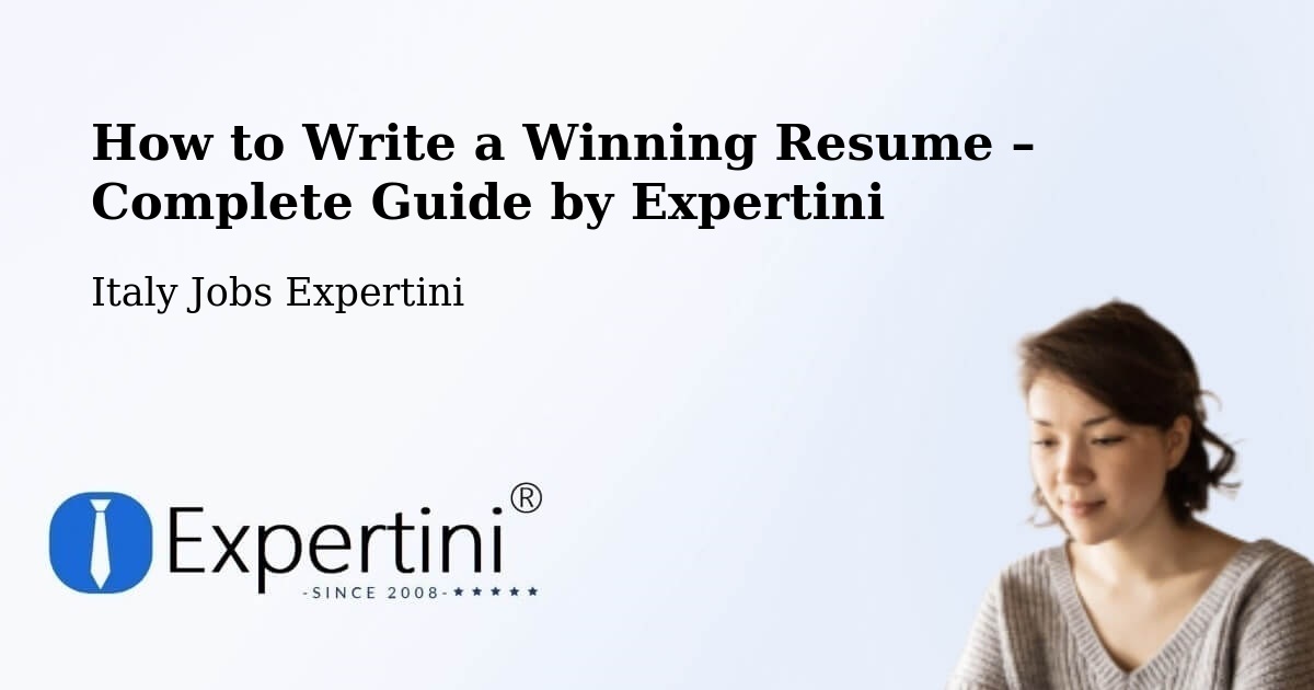 Resume Writing Guide for Job Seekers – Berzo San Fermo - Berzo San Fermo, Italy Jobs Expertini